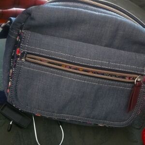 Vera Bradley denim crossbody